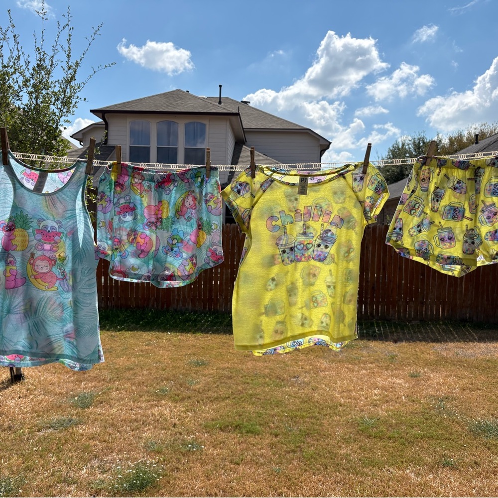 2 sets Children’s Place pajamas girls size XXL 16